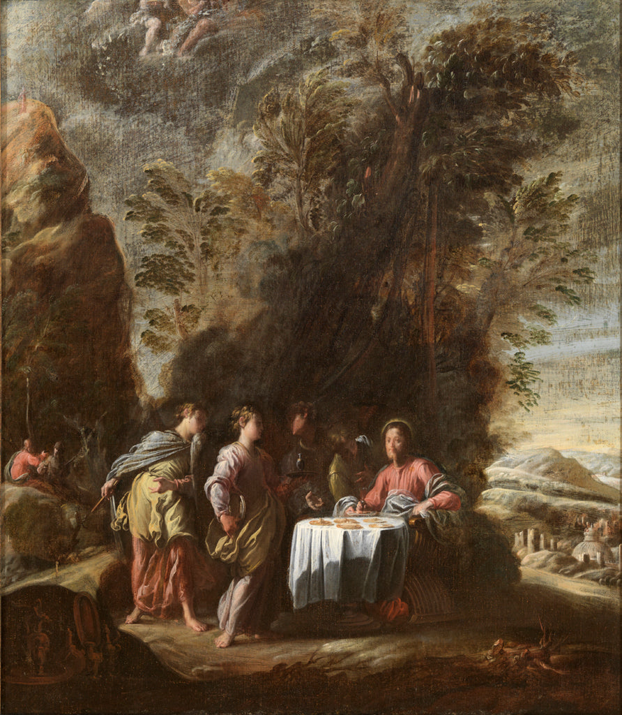 Le Christ servi par les anges - Domenico Fetti