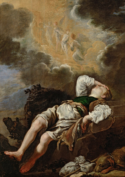 Le rêve de Jacob de l'échelle vers le ciel - Domenico Fetti