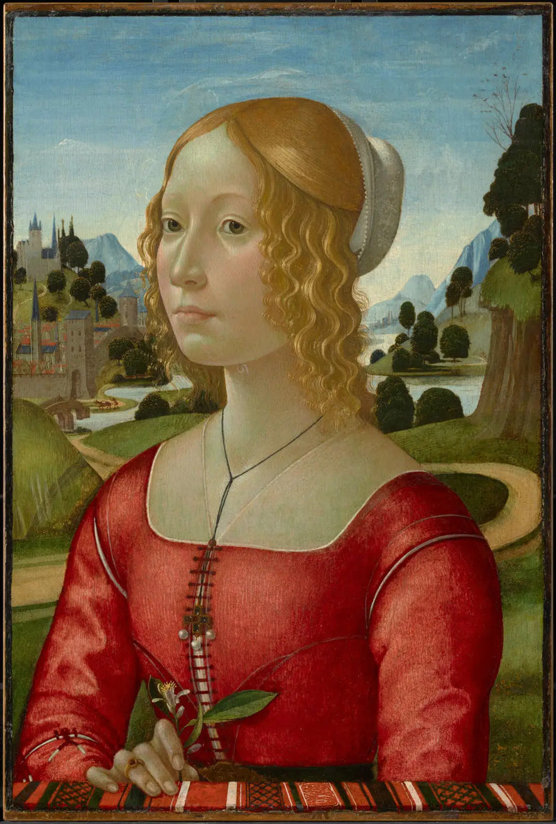 Retrato de uma dama - Domenico Ghirlandaio