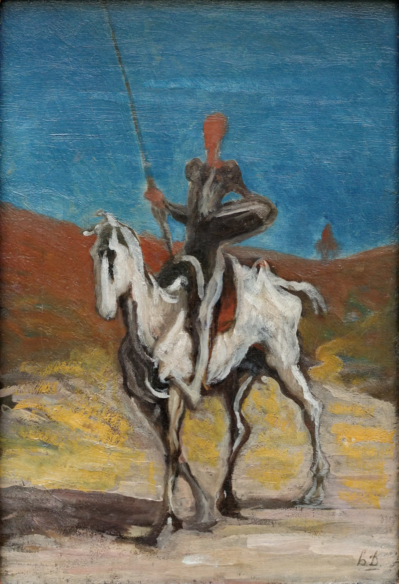 Don Quixote e Sancho Pança - Honoré Daumier