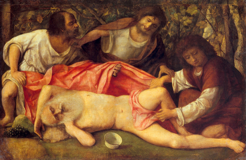 A Embriaguez de Noé - Giovanni Bellini