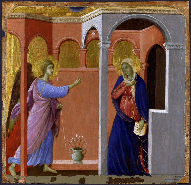 A Anunciação - Duccio di Buoninsegna