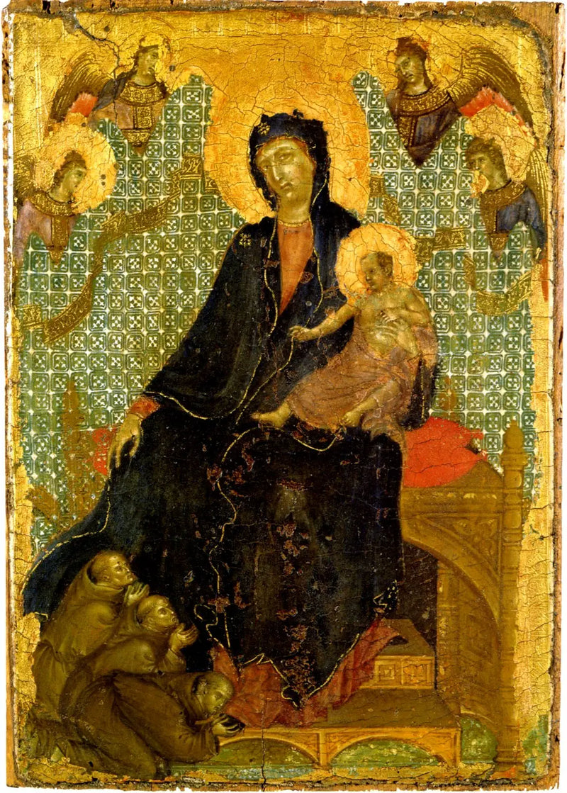 A Madona dos Franciscanos - Duccio di Buoninsegna