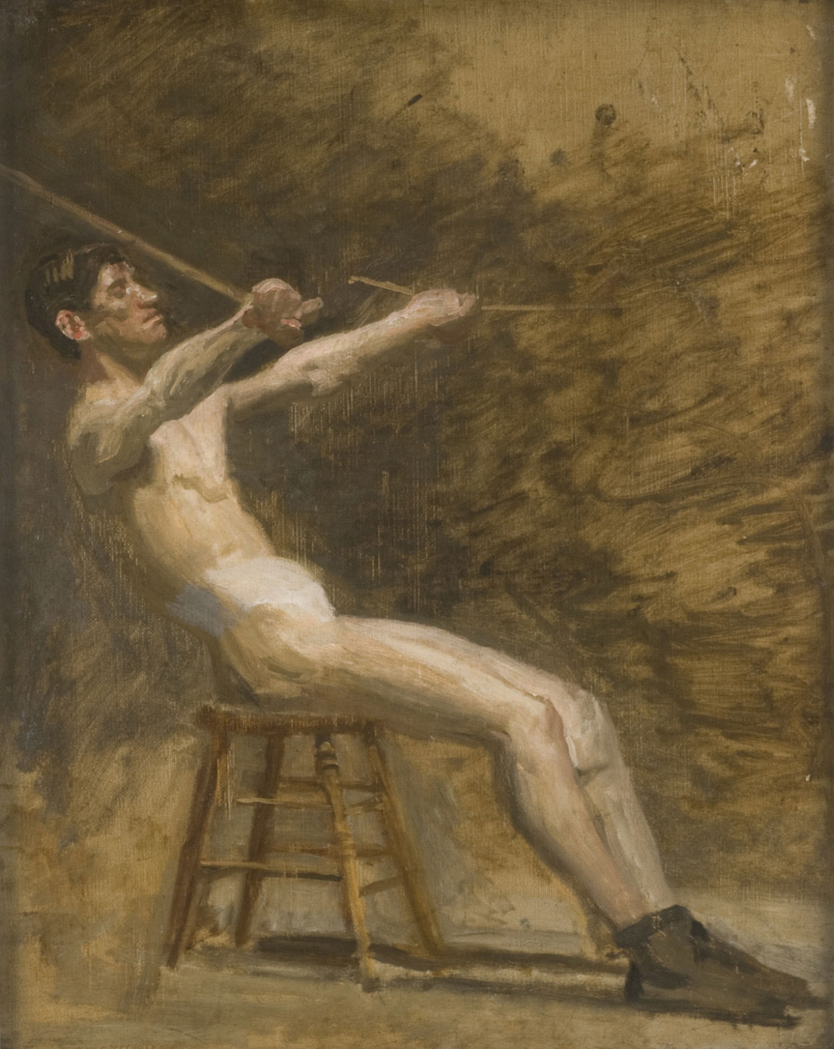 Billy Smith (Esquisse pour Between Rounds) - Thomas Eakins