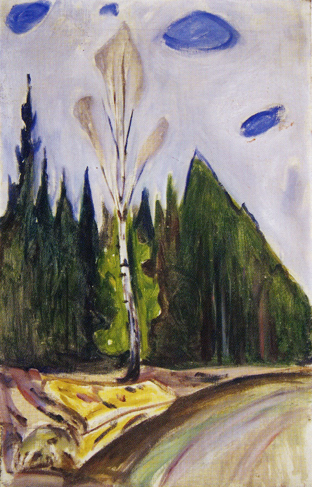 Reproduction du tableau « Début du printemps - Edvard Munch » par Alpha Reproduction en peinture à l’huile