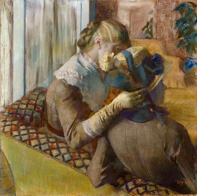 Na loja de chapéus - Edgar Degas