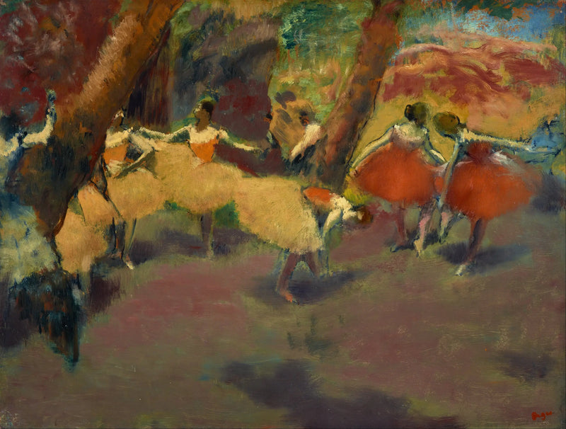 Antes da representação - Edgar Degas