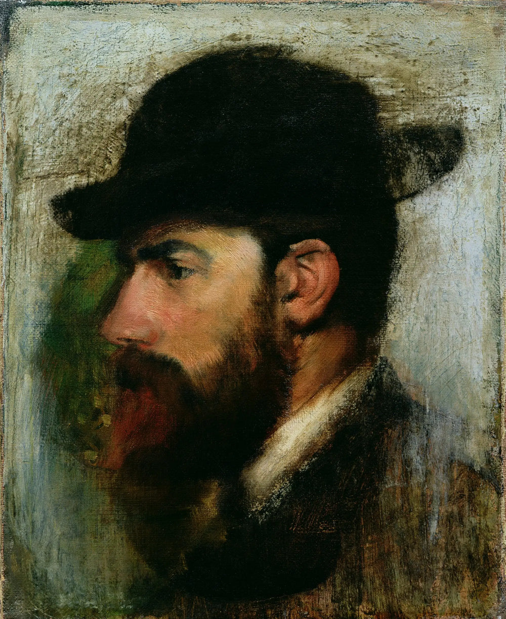 Reproduction du tableau « Portrait d’Henri Rouart - Edgar Degas » par Alpha Reproduction en peinture à l’huile