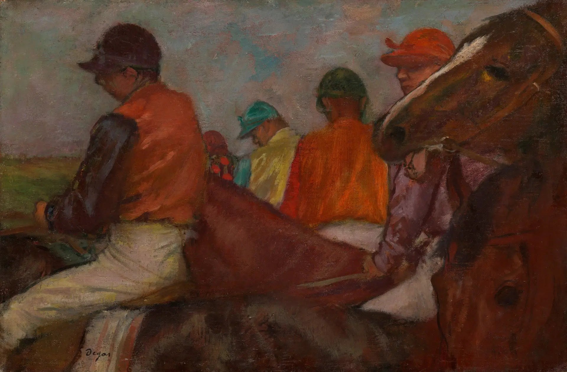 Reproduction du tableau « Le Jockey - Edgar Degas » par Alpha Reproduction en peinture à l’huile