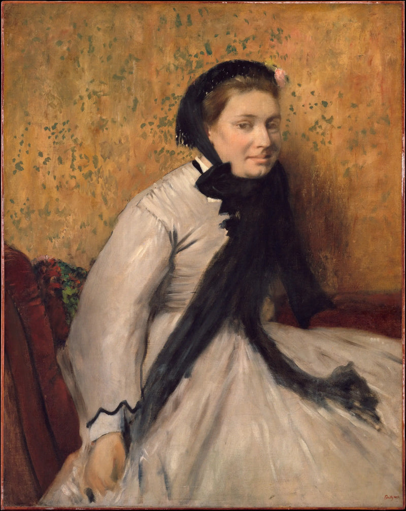 Retrato de uma mulher em cinza - Edgar Degas