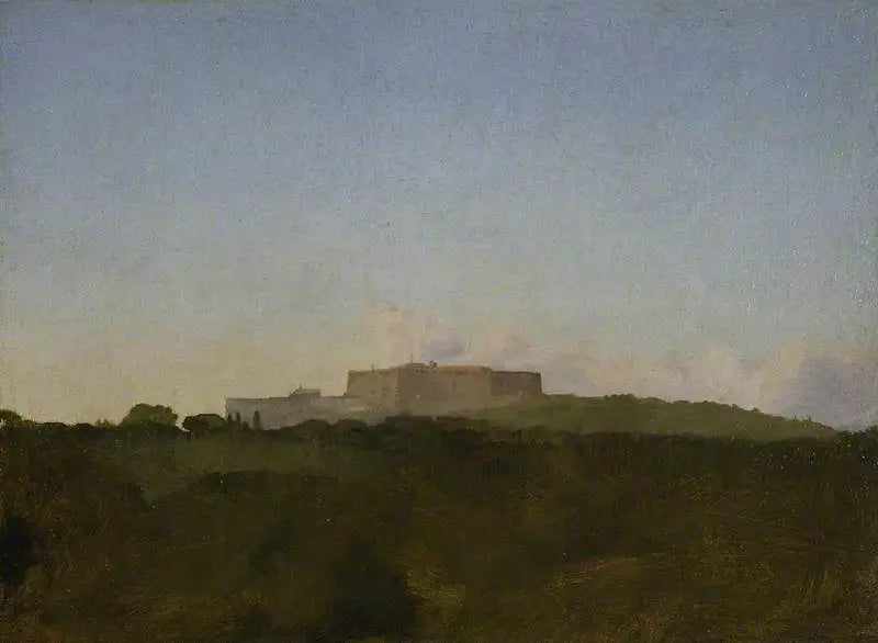 Castelo Sant'Elmo, desde Capodimonte - Edgar Degas