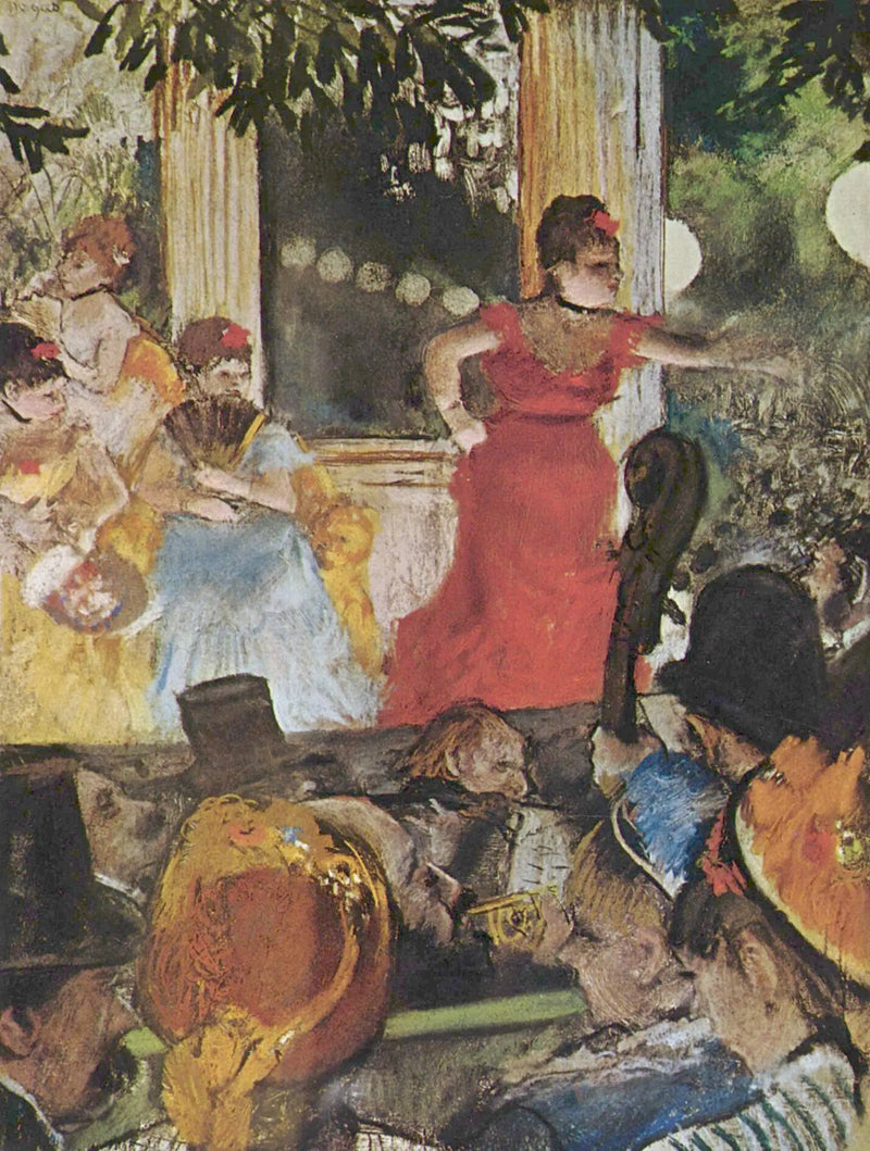 O Café-concerto aos Embaixadores - Edgar Degas