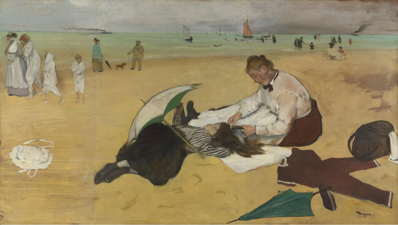 Cena de praia - Edgar Degas