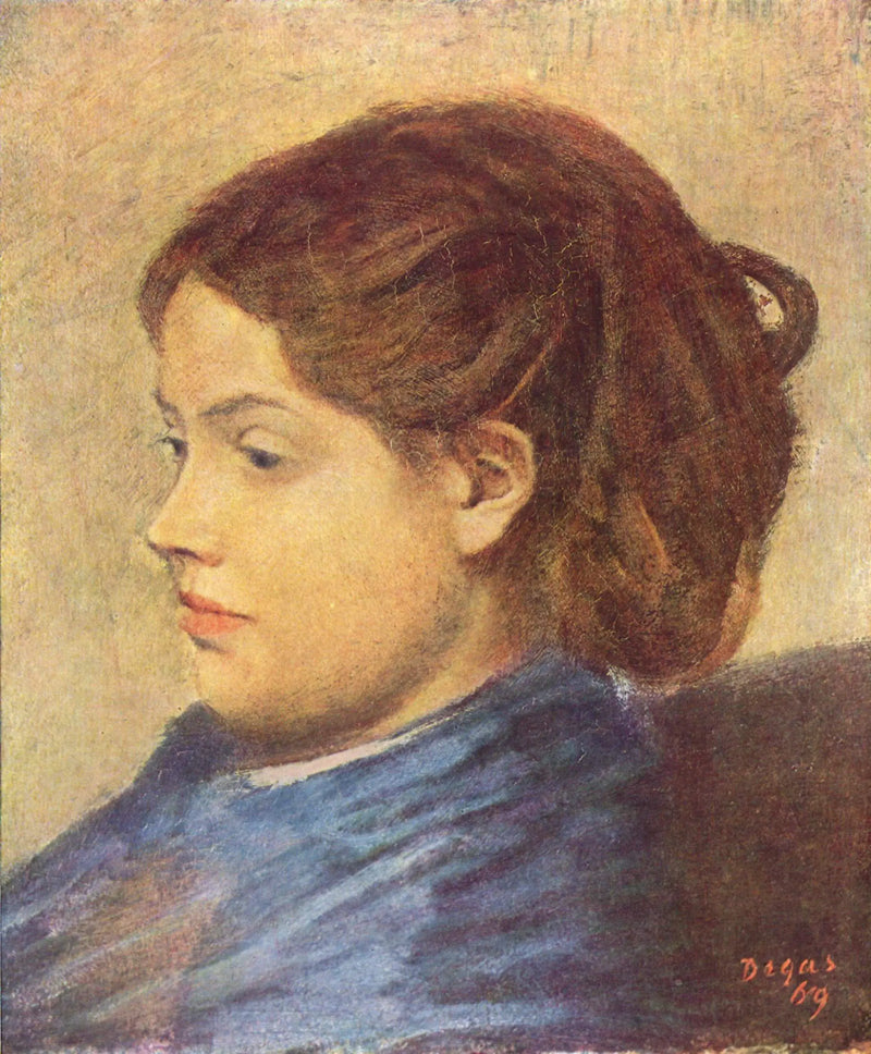 Retrato de Emma Dobigny - Edgar Degas