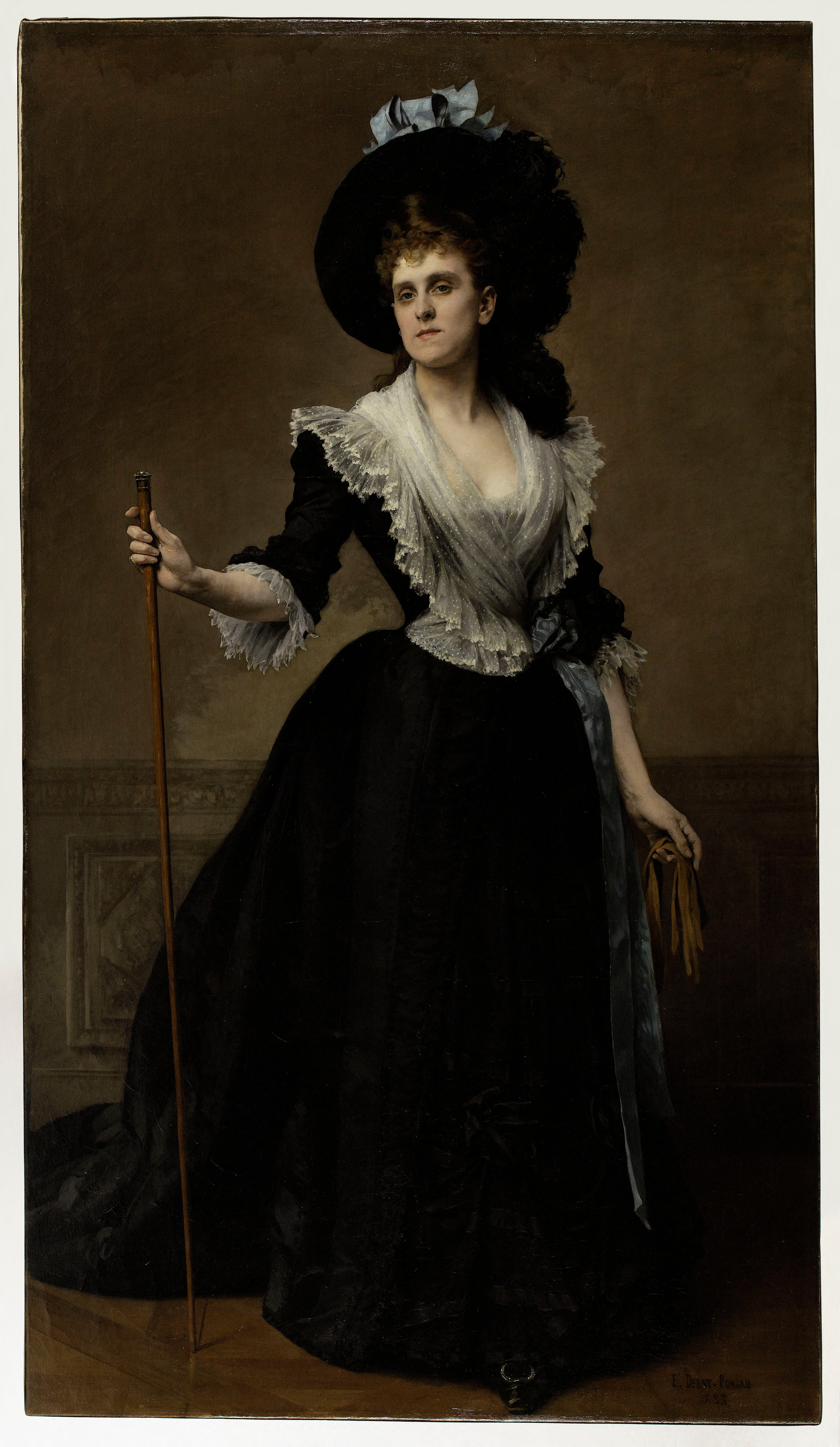 Portrait de la comtesse Edmond Récopé, née Malher - Édouard Debat