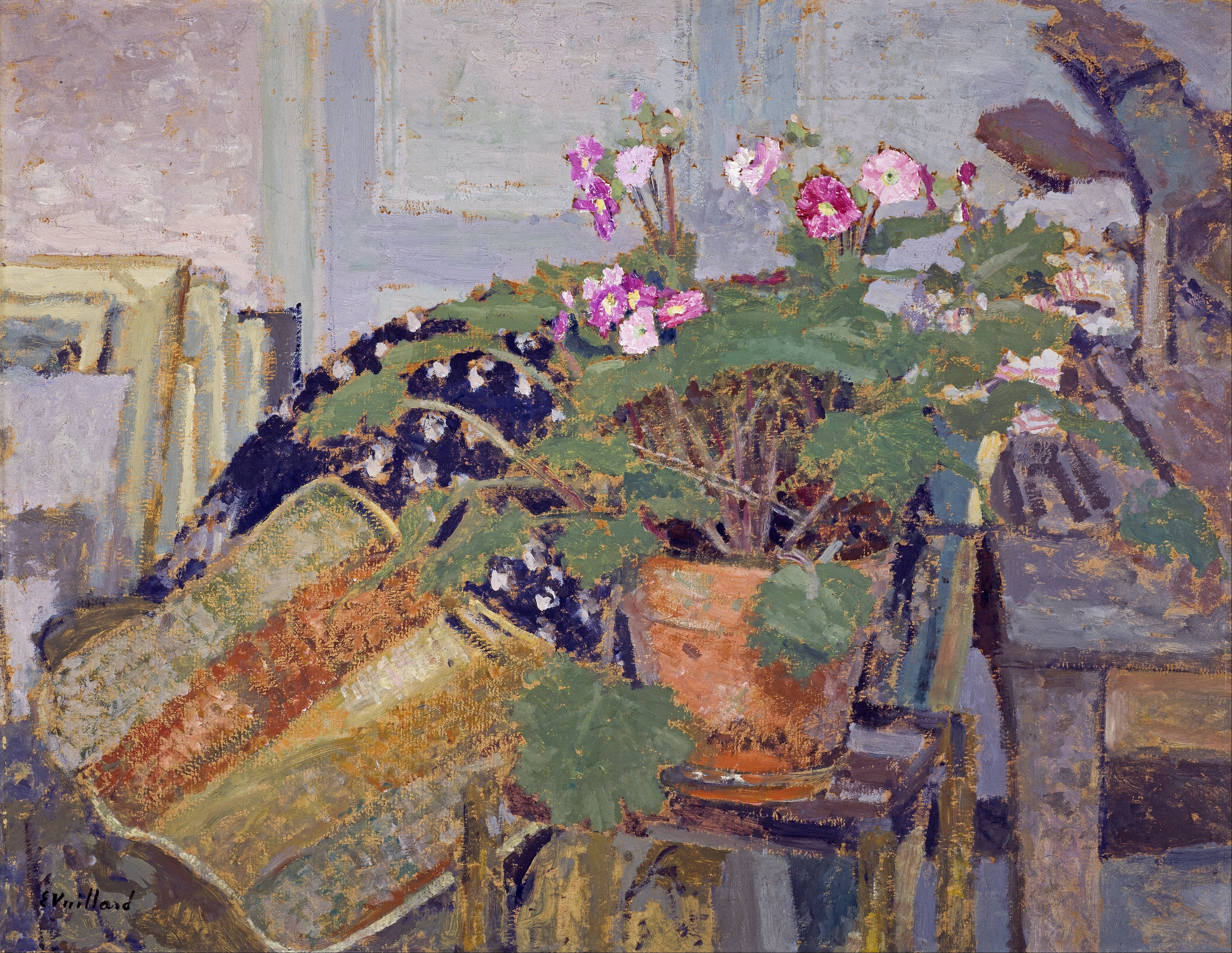 Le Pot de fleurs - Édouard Vuillard
