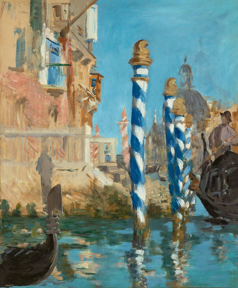 Grande Canal em Veneza - Édouard Manet