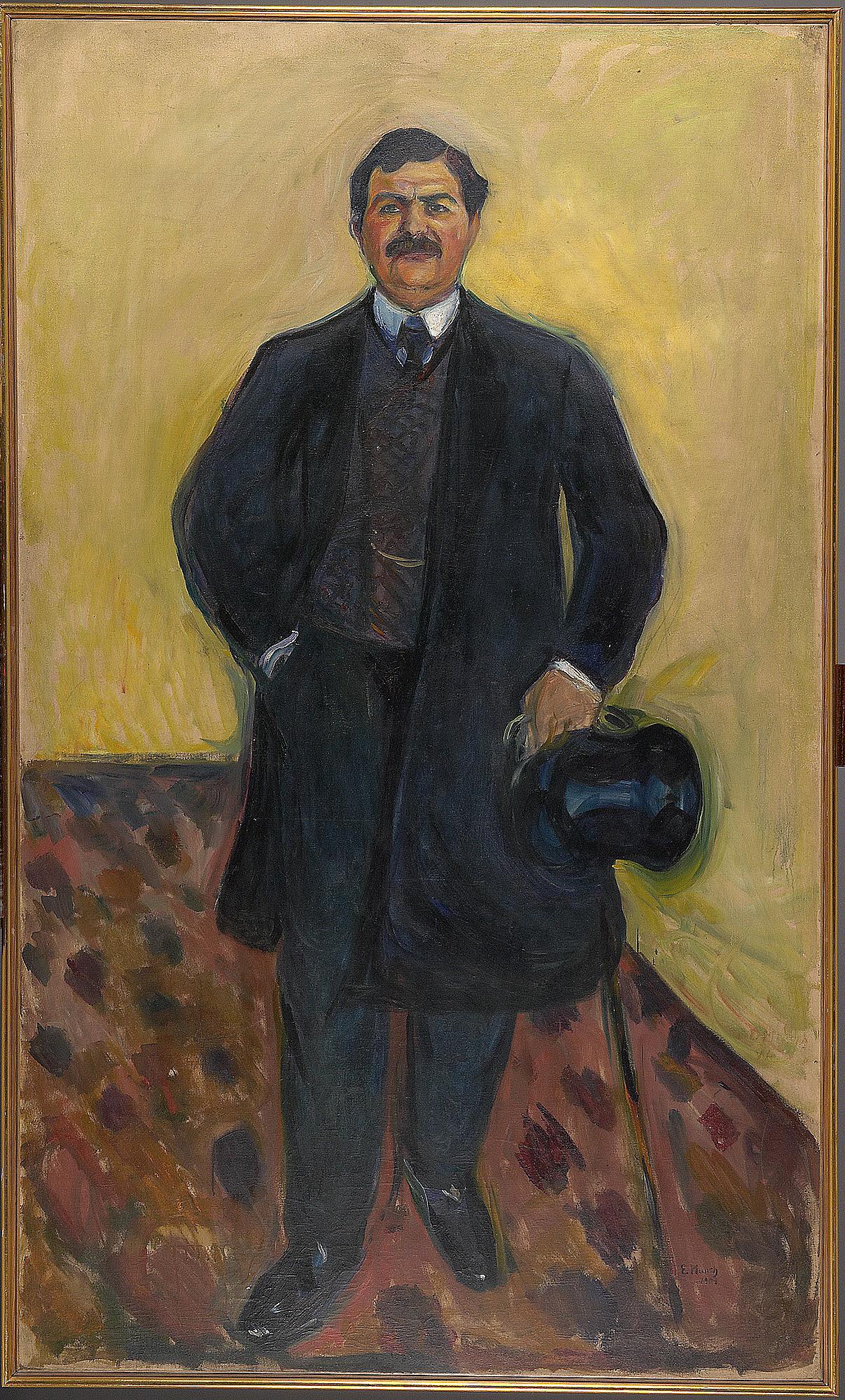 Reproduction du tableau « Hermann Schlittgen - Edvard Munch » par Alpha Reproduction en peinture à l’huile