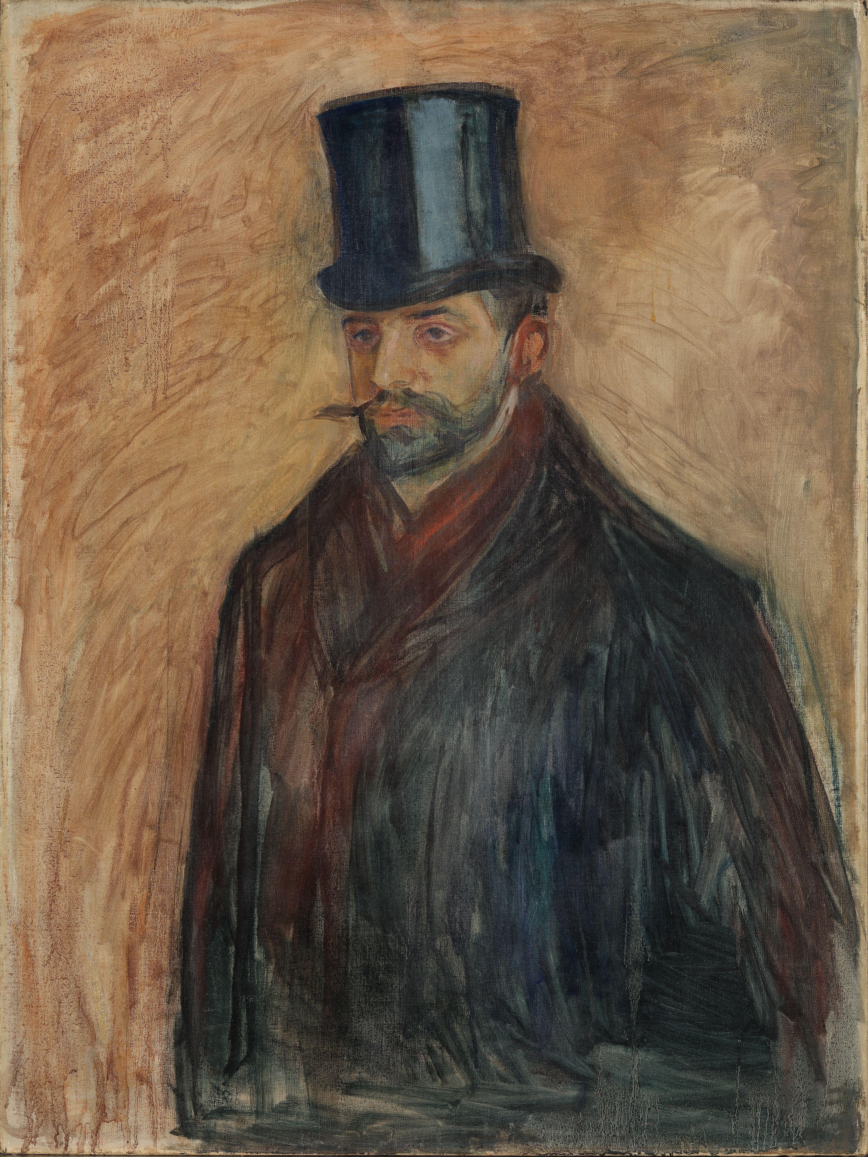 Reproduction du tableau « Julius Meier-Graefe - Edvard Munch » par Alpha Reproduction en peinture à l’huile