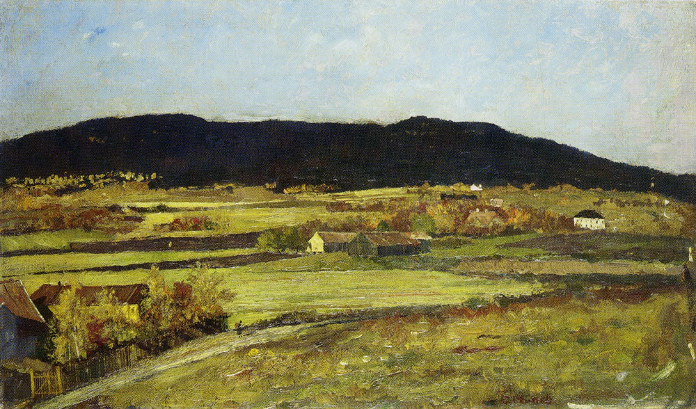 Reproduction du tableau « Paysage d'Asker - Edvard Munch » par Alpha Reproduction en peinture à l’huile