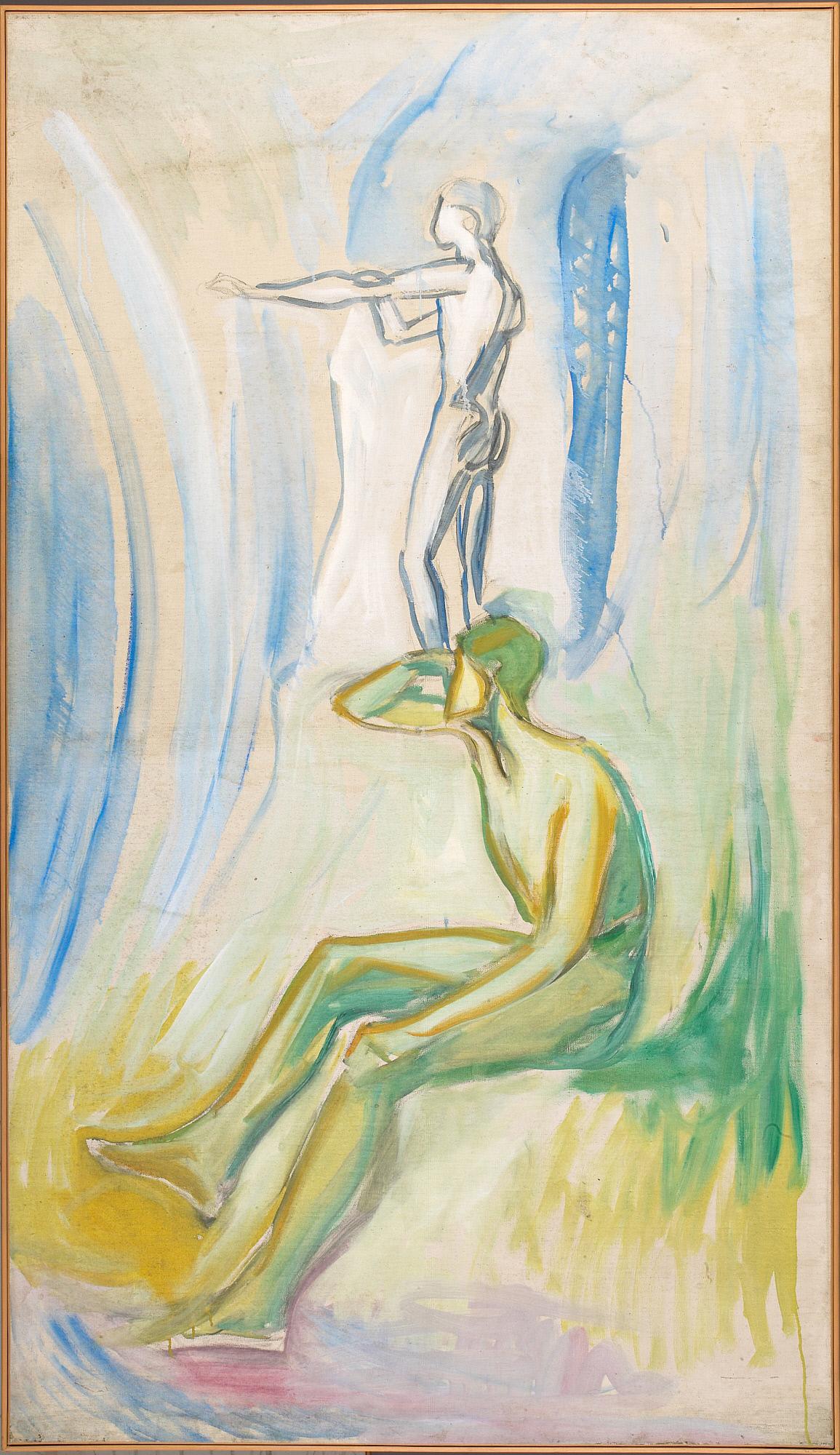 Reproduction du tableau « Hommes se tournant vers le soleil - Edvard Munch » par Alpha Reproduction en peinture à l’huile