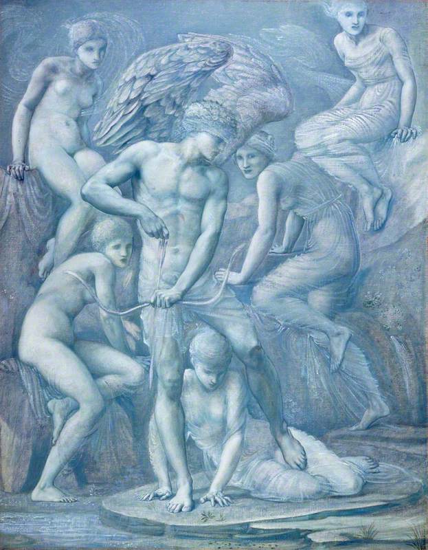 Les champs de chasse de Cupidon - Edward Burne-Jones