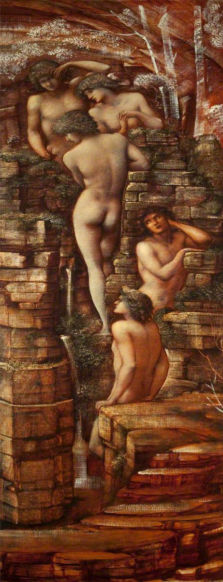 Les fées des collines - Edward Burne-Jones