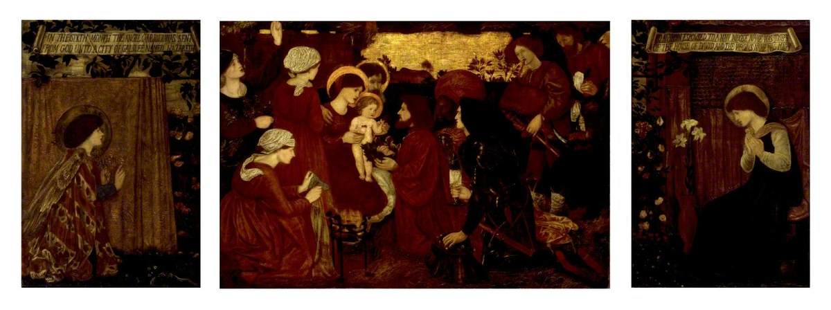 L'Annonciation et l'Adoration des Mages - Edward Burne-Jones