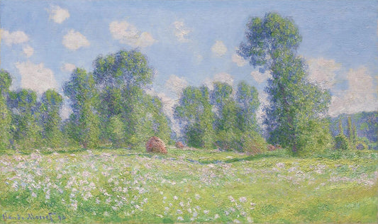 🌸 Efeito de primavera em Giverny – Claude Monet (1890)