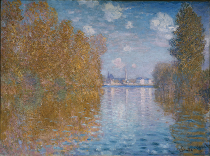 Efeito de outono no Sena – Claude Monet, por volta de 1880