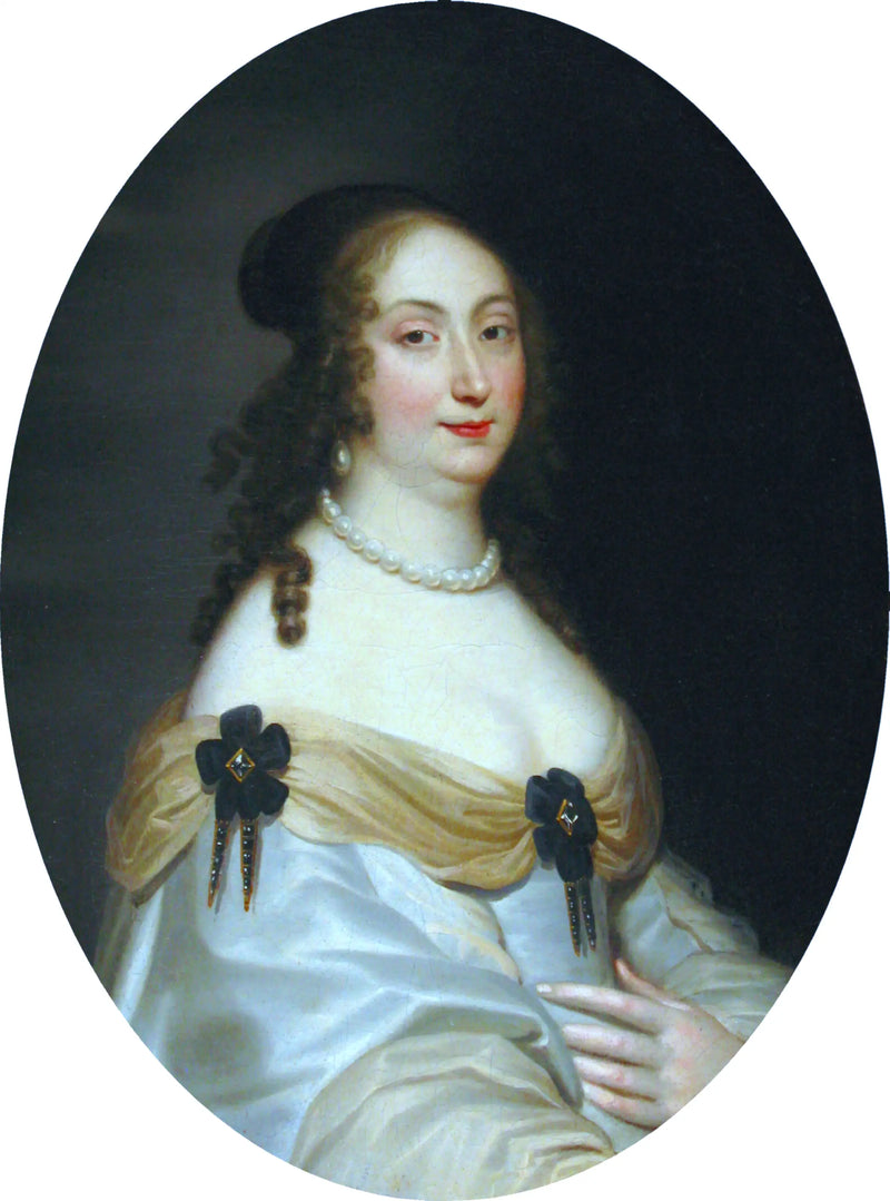 Retrato de Marie-Louise de Gonzague (detalhe). - Juste d'Egmont