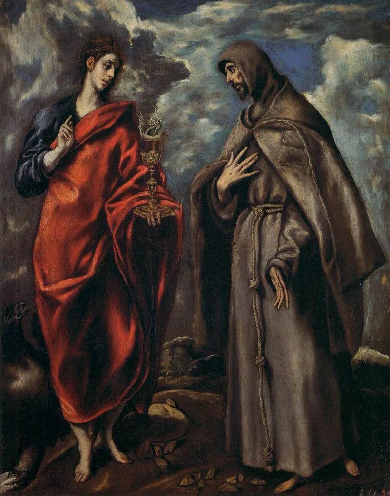 São João Evangelista e São Francisco - El Greco