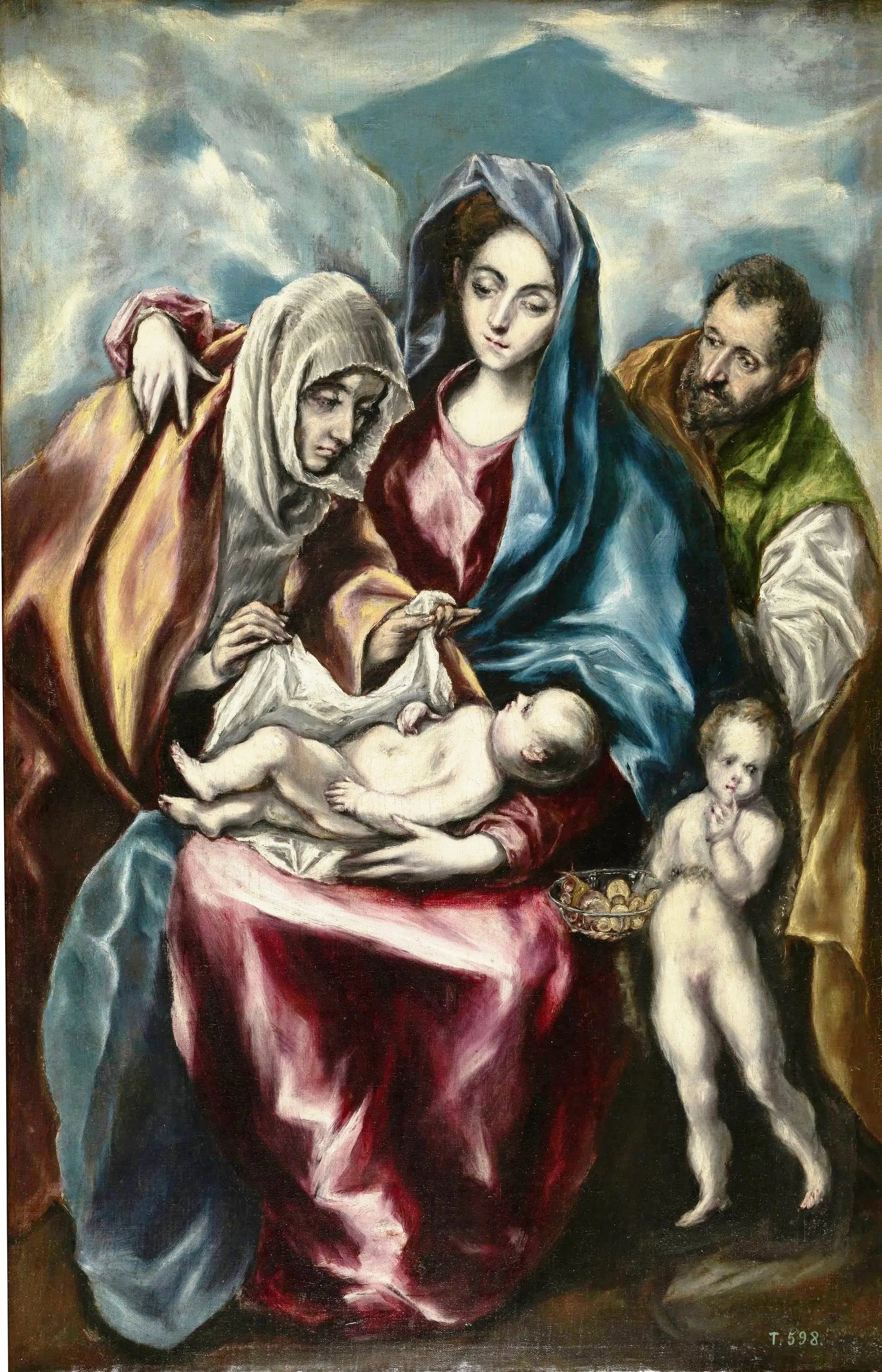 Sainte Famille avec les Saints - El Greco - Alpha Reproduction