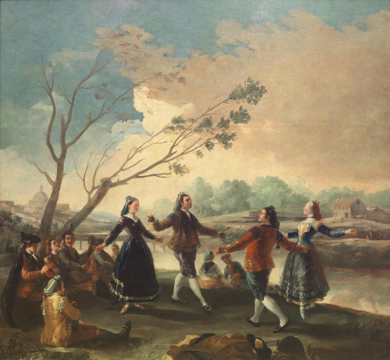 Dança nas margens do Manzanares - Francisco de Goya