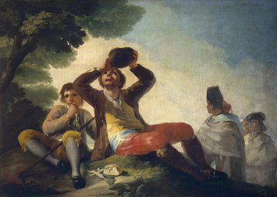 Reproduction du tableau « Le Buveur - Francisco de Goya » par Alpha Reproduction en peinture à l’huile
