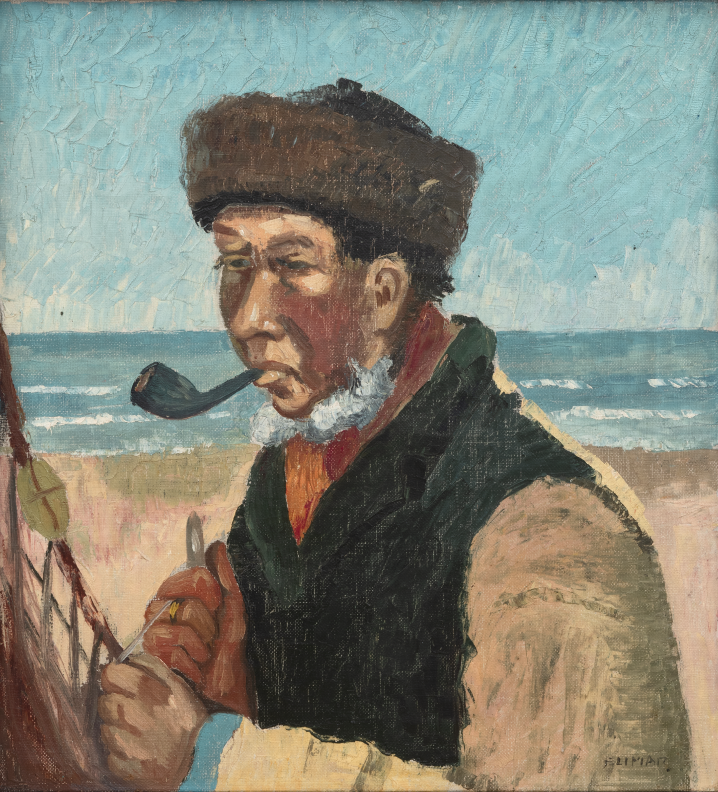🧓 Elimar – Atribuído a Vincent van Gogh (cerca de 1882)