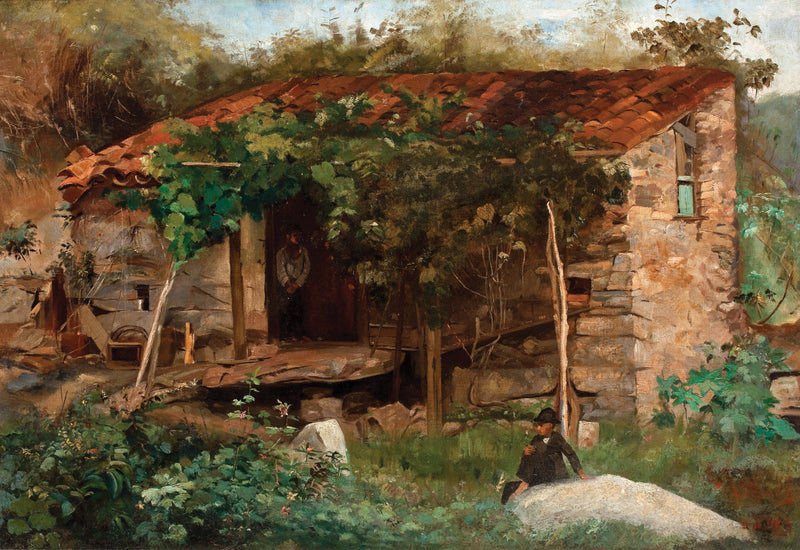 Casebre no fim da Praia do Flamengo - Eliseu Visconti