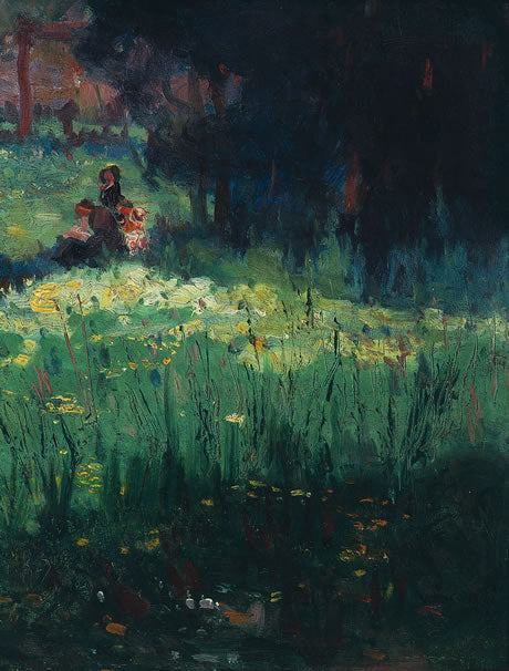 Figuras em campo florido - Eliseu Visconti