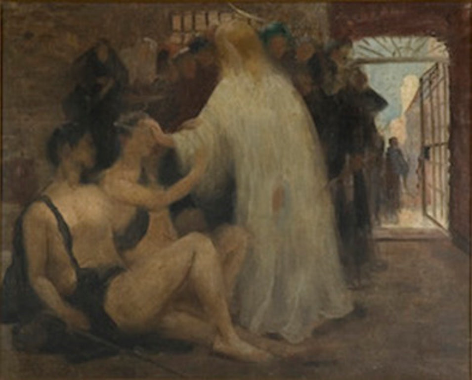 Scène biblique - Jésus curando cegos - Eliseu Visconti