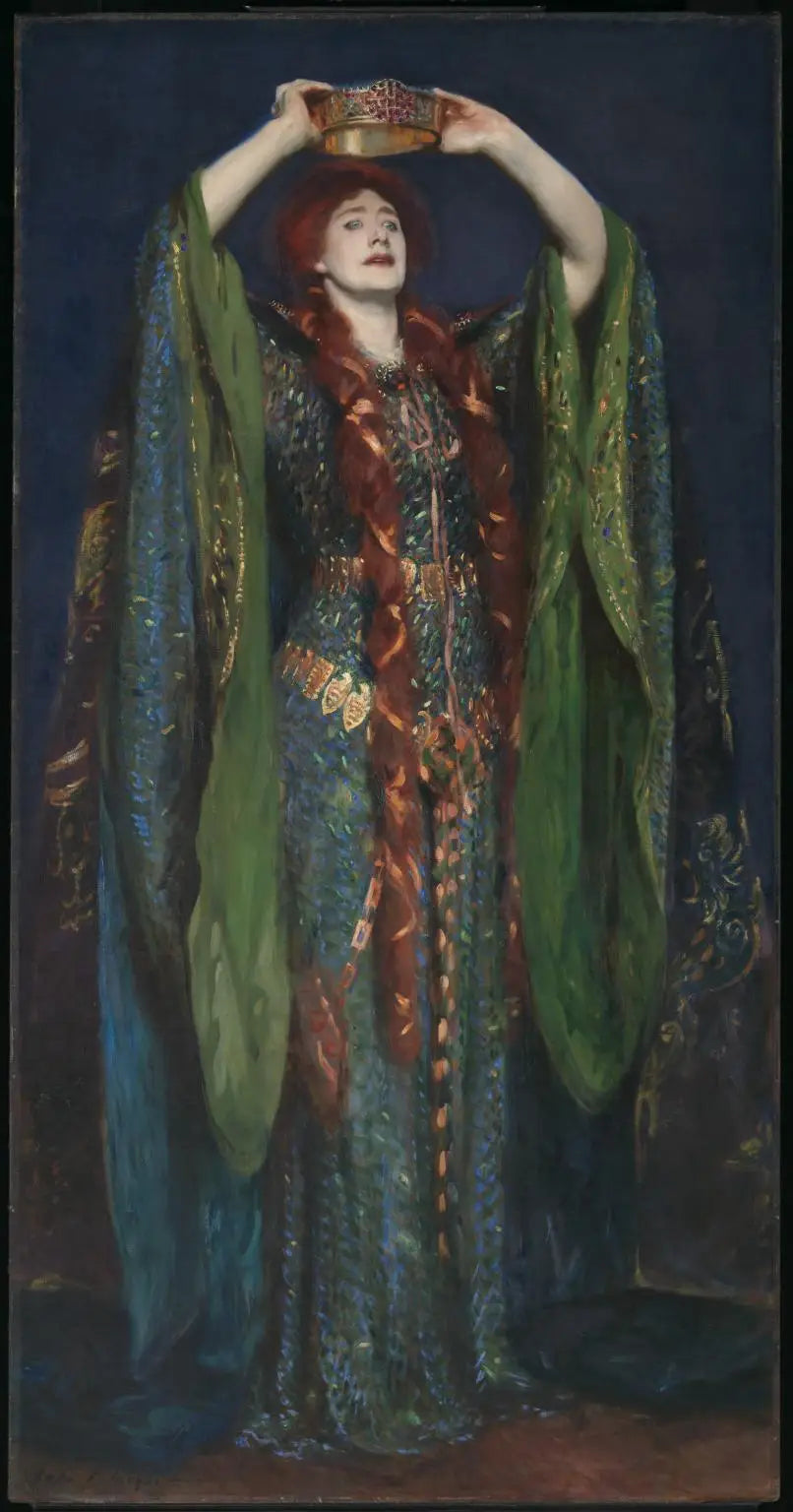 Reproduction du tableau « Ellen Terry et Lady Macbeth - John Singer Sargent » par Alpha Reproduction en peinture à l’huile