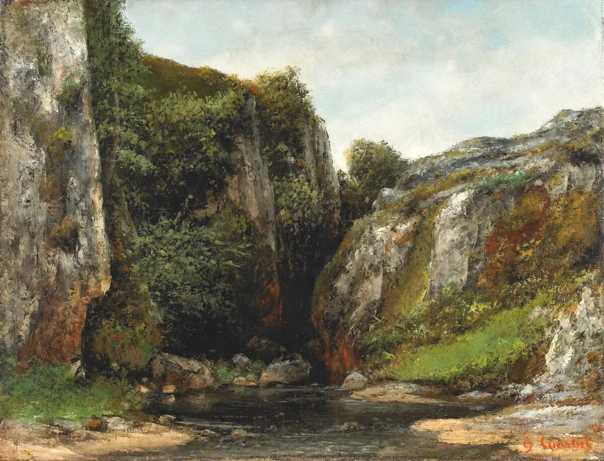 Entrée d’un gave - Gustave Courbet - Alpha Reproduction