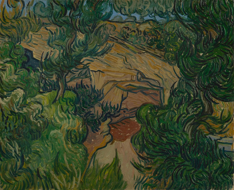 Entrada de uma carreira - Vincent van Gogh