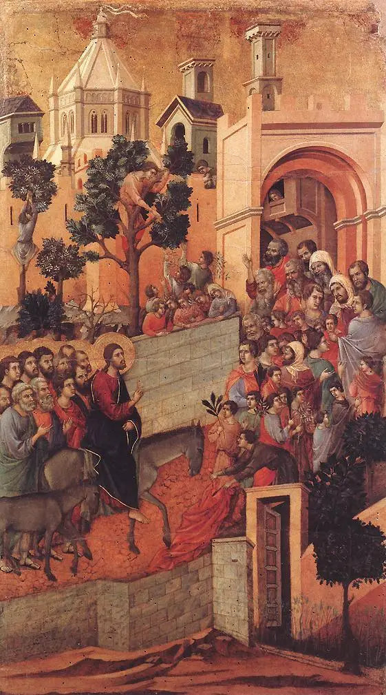 Entrada em Jerusalém - Duccio di Buoninsegna
