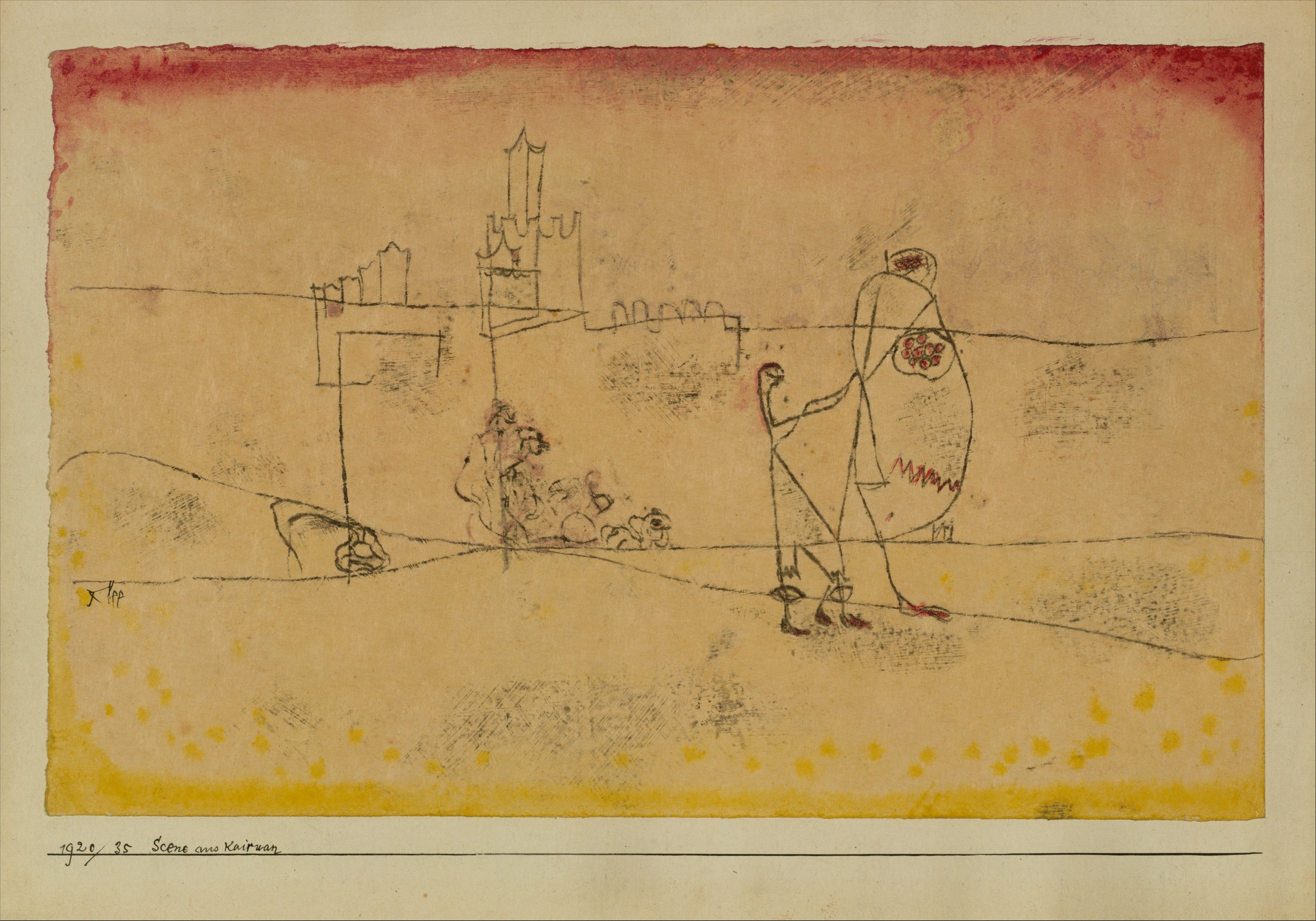 Episódio em Kairouan - Paul Klee