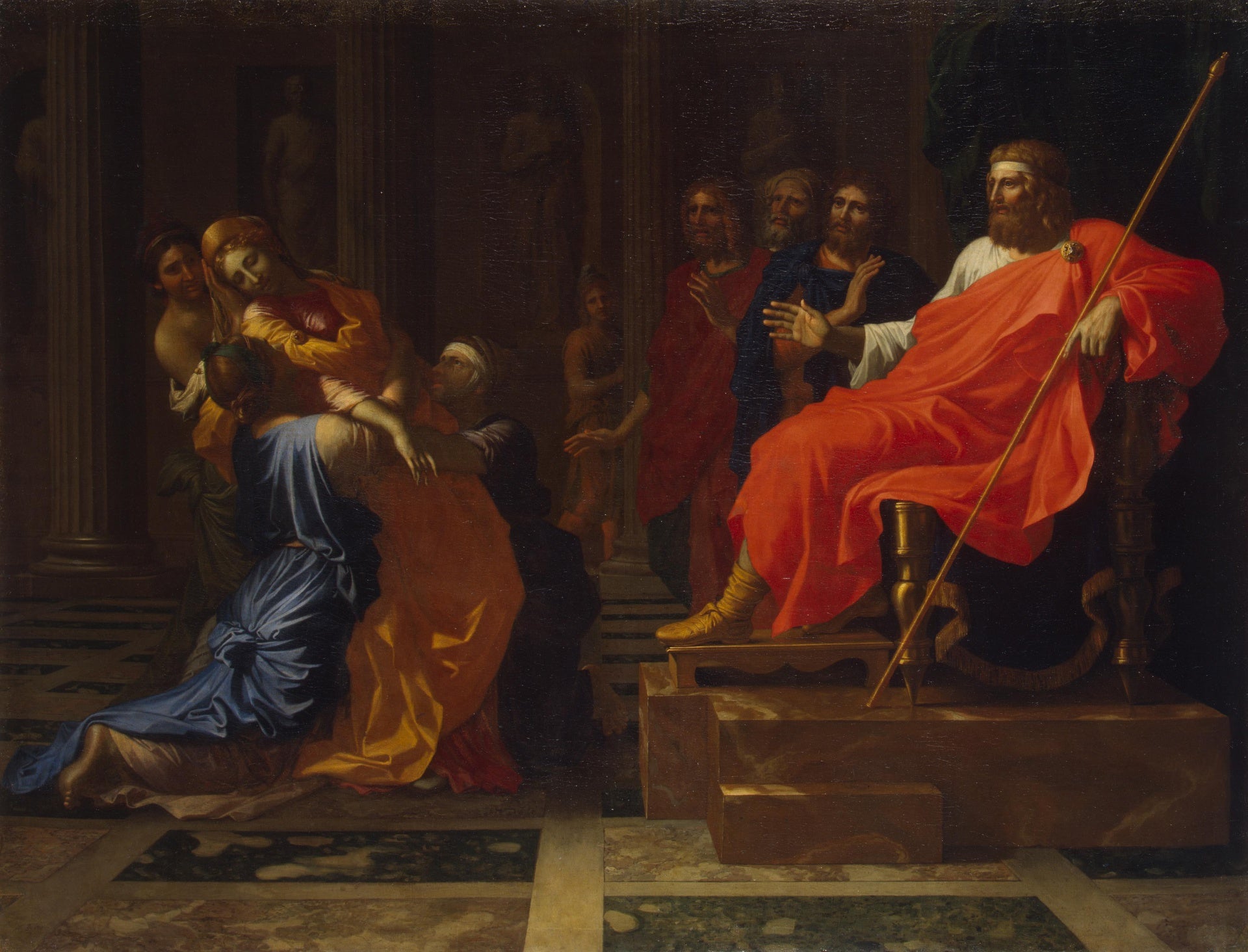 Esther devant Assuérus - Nicolas Poussin