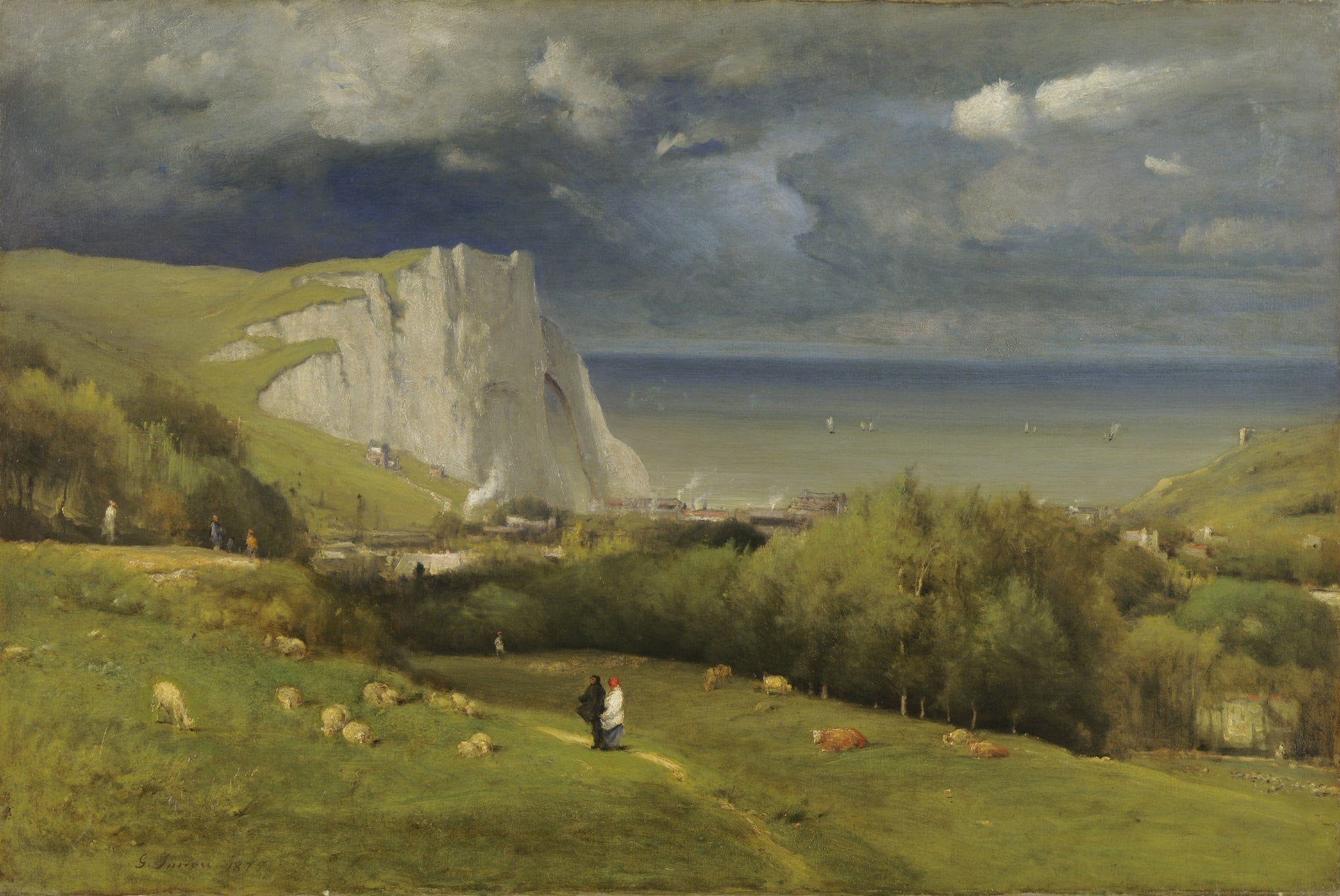 Étretat - George Inness