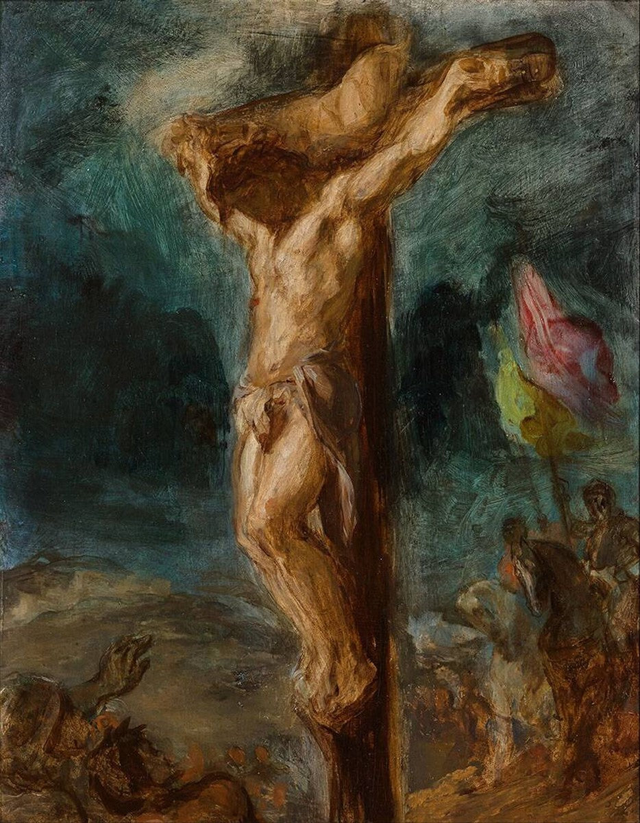 Reproduction du tableau « Crucifixion - Eugène Delacroix » par Alpha Reproduction en peinture à l’huile