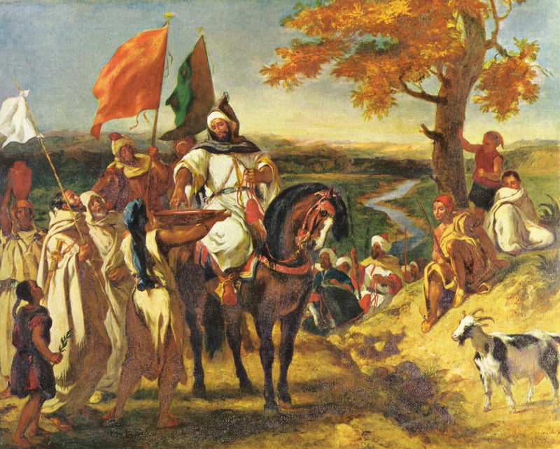 Le Kaïd, chefe marroquino - Eugène Delacroix