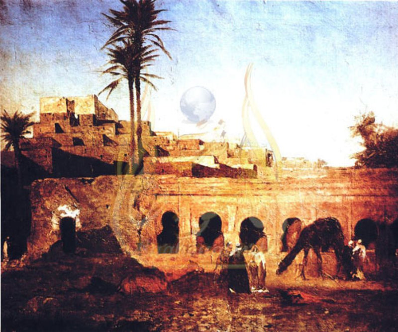 Vue de Laghouat - Eugène Fromentin