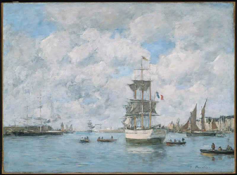 Porto do Havre - Eugène Boudin